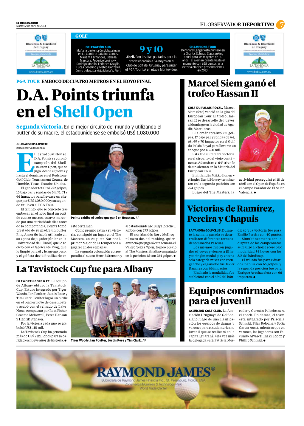 D.A. Points Triunfa En El Shell Open