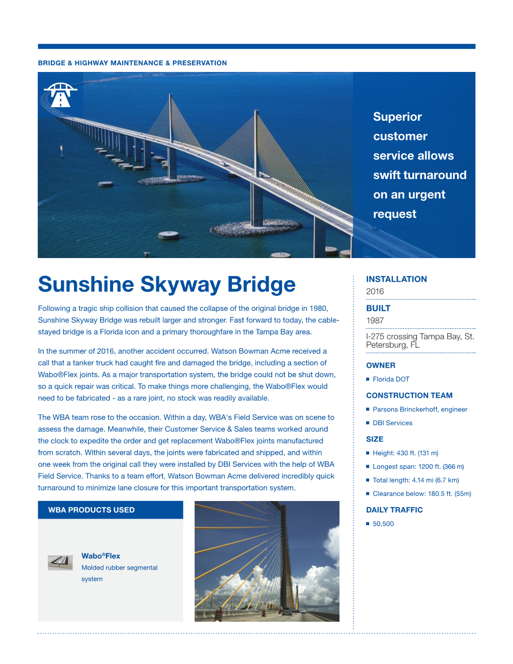 Sunshine Skyway Bridge 2016