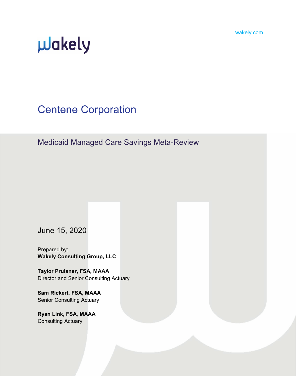 Medicaid Managed Care Savings Meta-Review