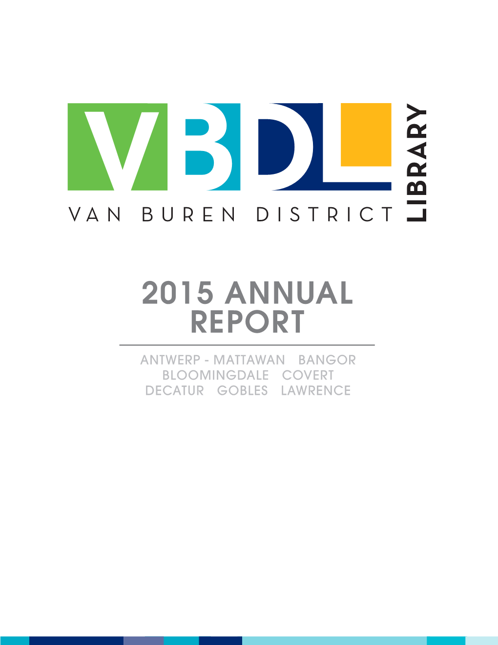 VBDL 2015 Annual Report