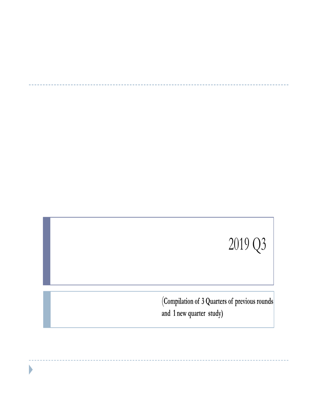 Irs 2019 Q3 Analysis