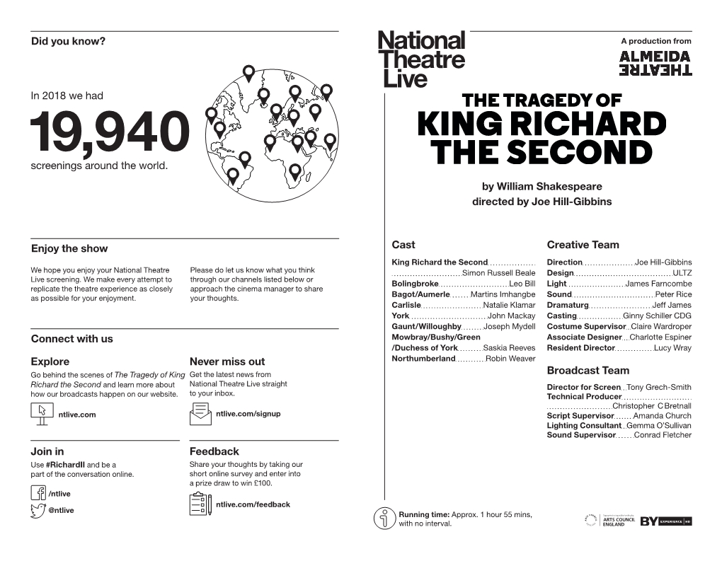 NTGDS BB Ntlive Richard II Castlist US 8.5X11 201218.Indd