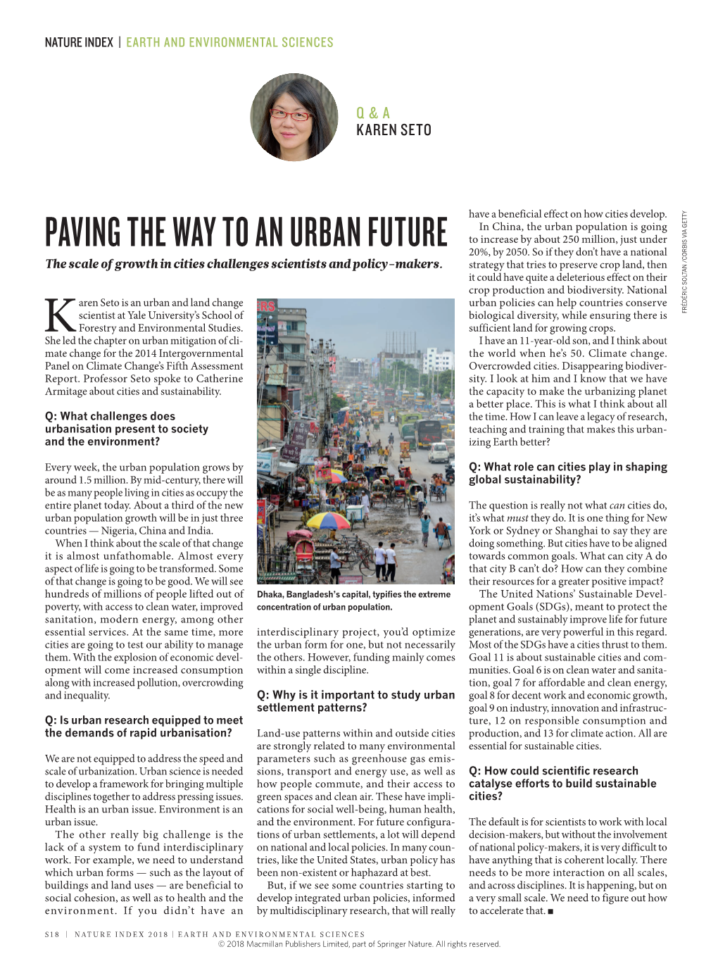 PAVING the WAY to an URBAN FUTURE to Increase by About 250 Million, Just Under 20%, by 2050