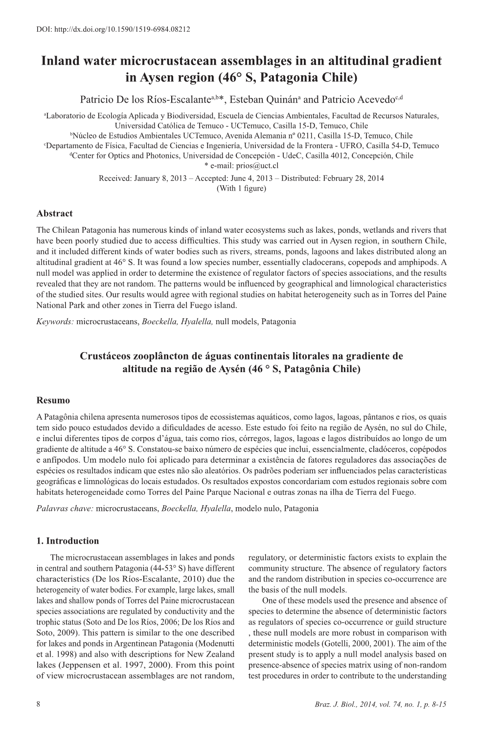 Inland Water Microcrustacean Assemblages in An