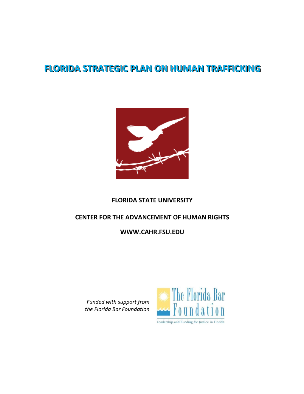 Florida Strategic Plan on Human Trafficking