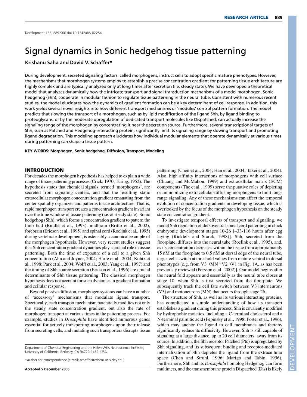 Signal Dynamics in Sonic Hedgehog Tissue Patterning