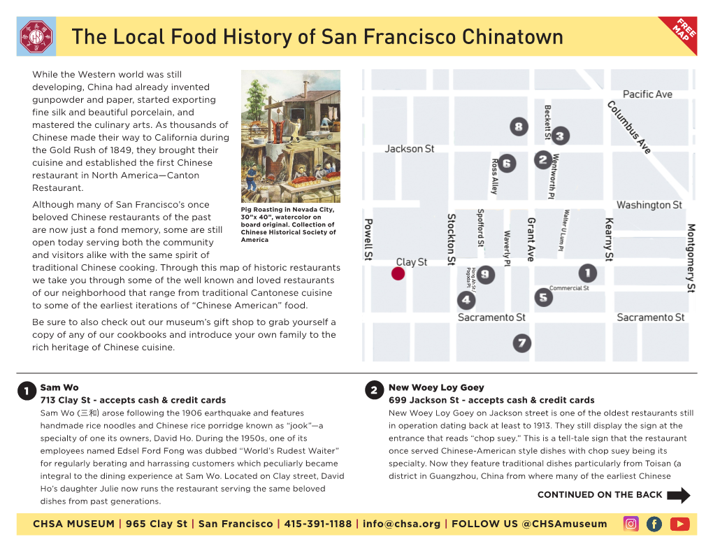 The Local Food History of San Francisco Chinatown
