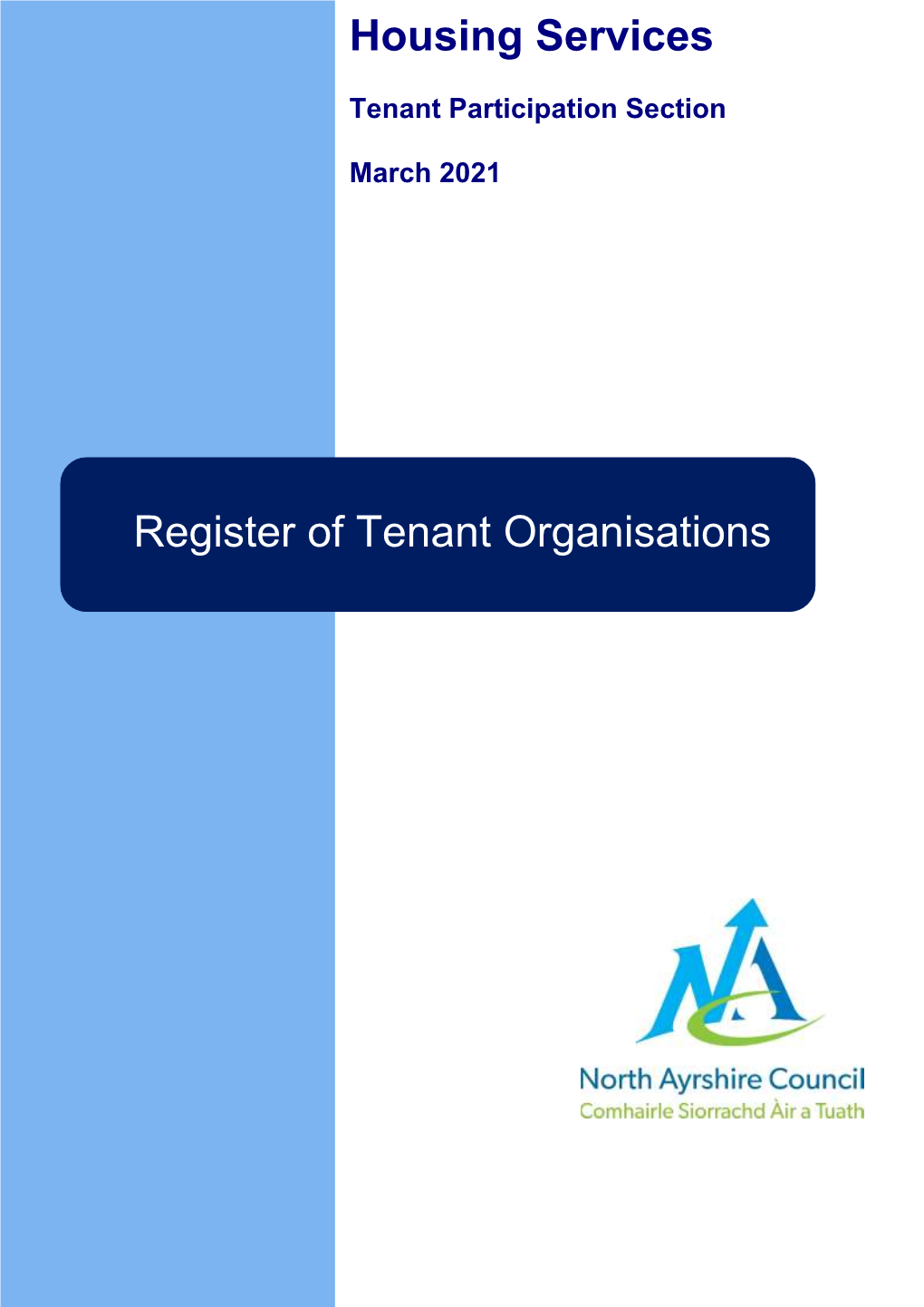 Register of Tenant Organisations