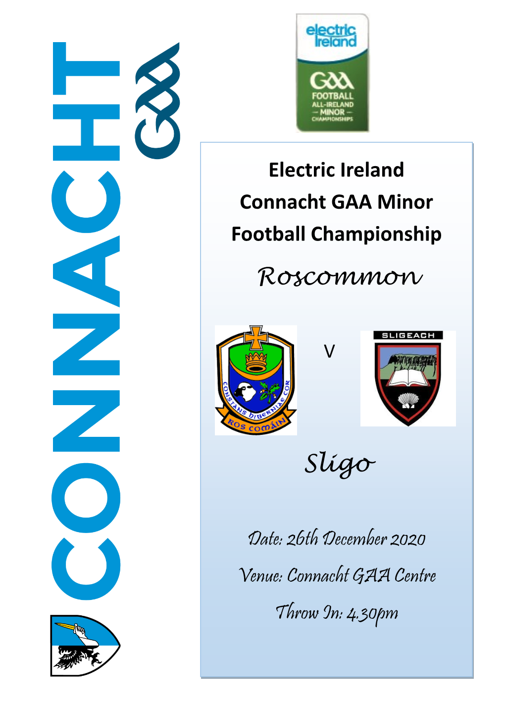 Roscommon V Sligo