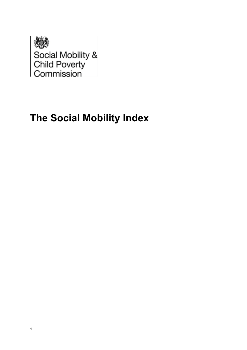 The Social Mobility Index