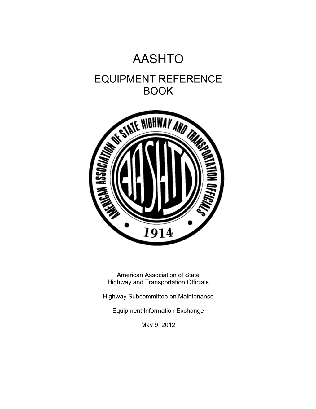 Equipment Reference Book