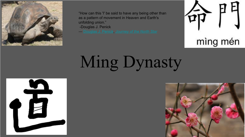 Ming Dynasty What Proof Is There That the Ideas Practiced by the Dynasty Affected the Economic System?