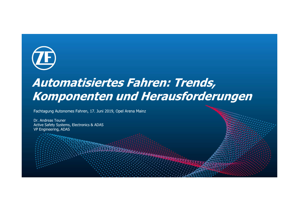 Trends, Komponenten Und Herausforderungen