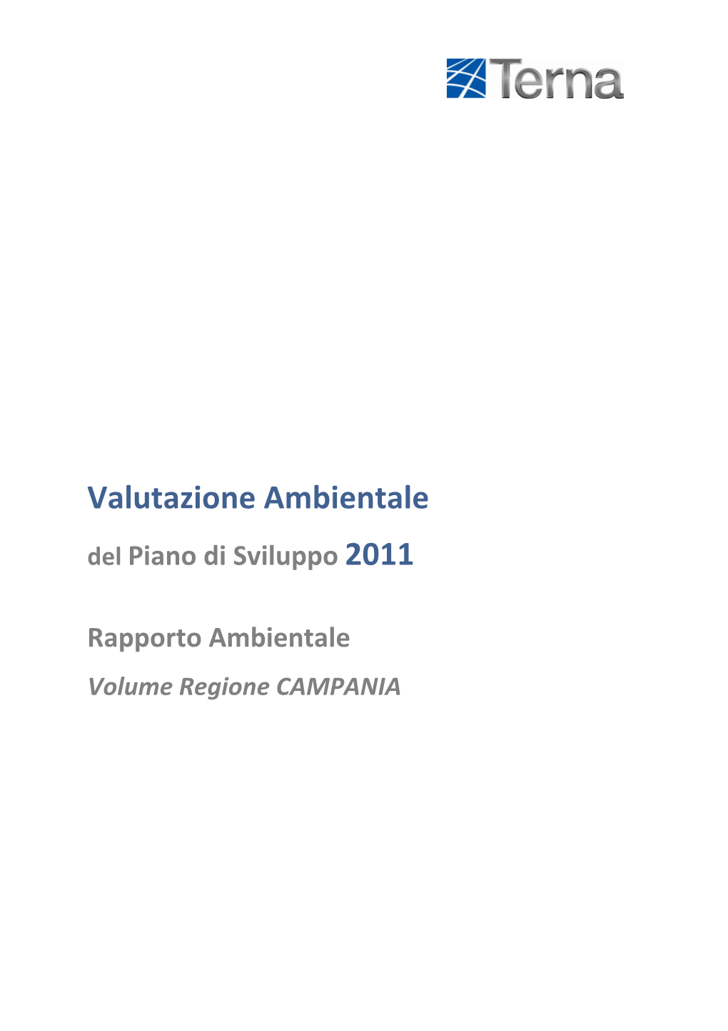 Volume Regione CAMPANIA