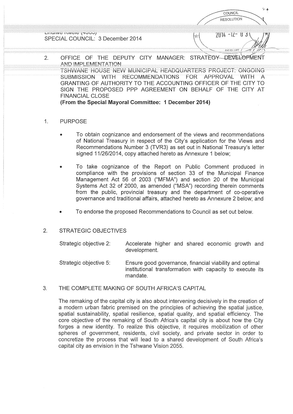 02. Tshwane House New Municipal Head Quarters Project.Pdf