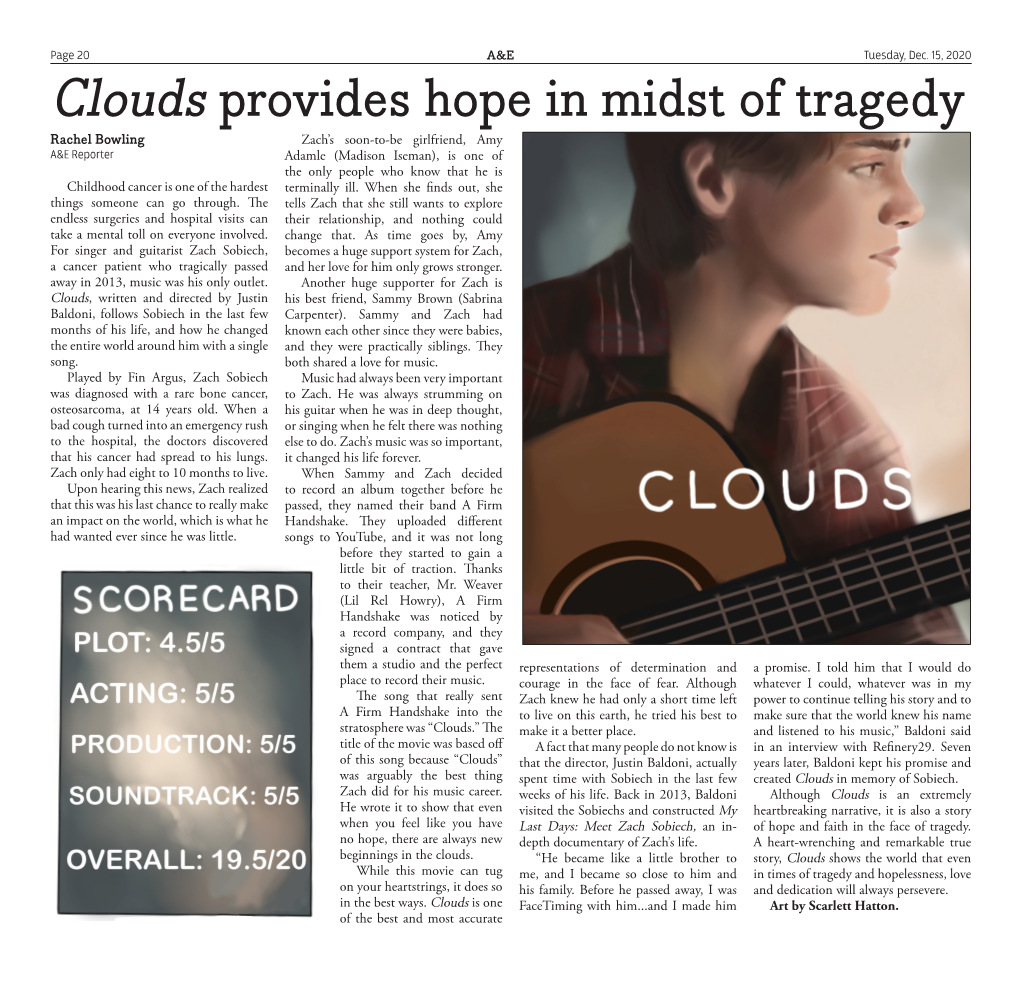 Clouds Provides Hope in Midst of Tragedy