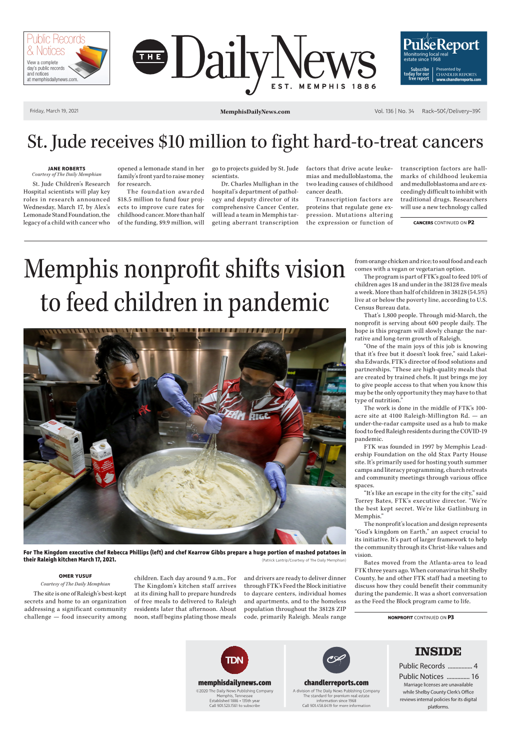 Memphis Nonprofit Shifts Vision to Feed Children in Pandemic
