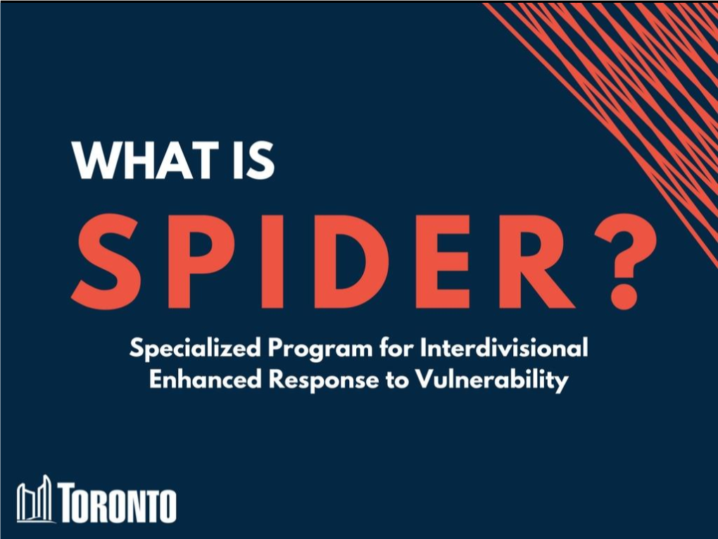 (SPIDER) Open Dialogue on Vulnerability Events