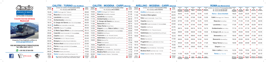 Dimaio Viaggi Linee NAZIONALI 11.17.Ai