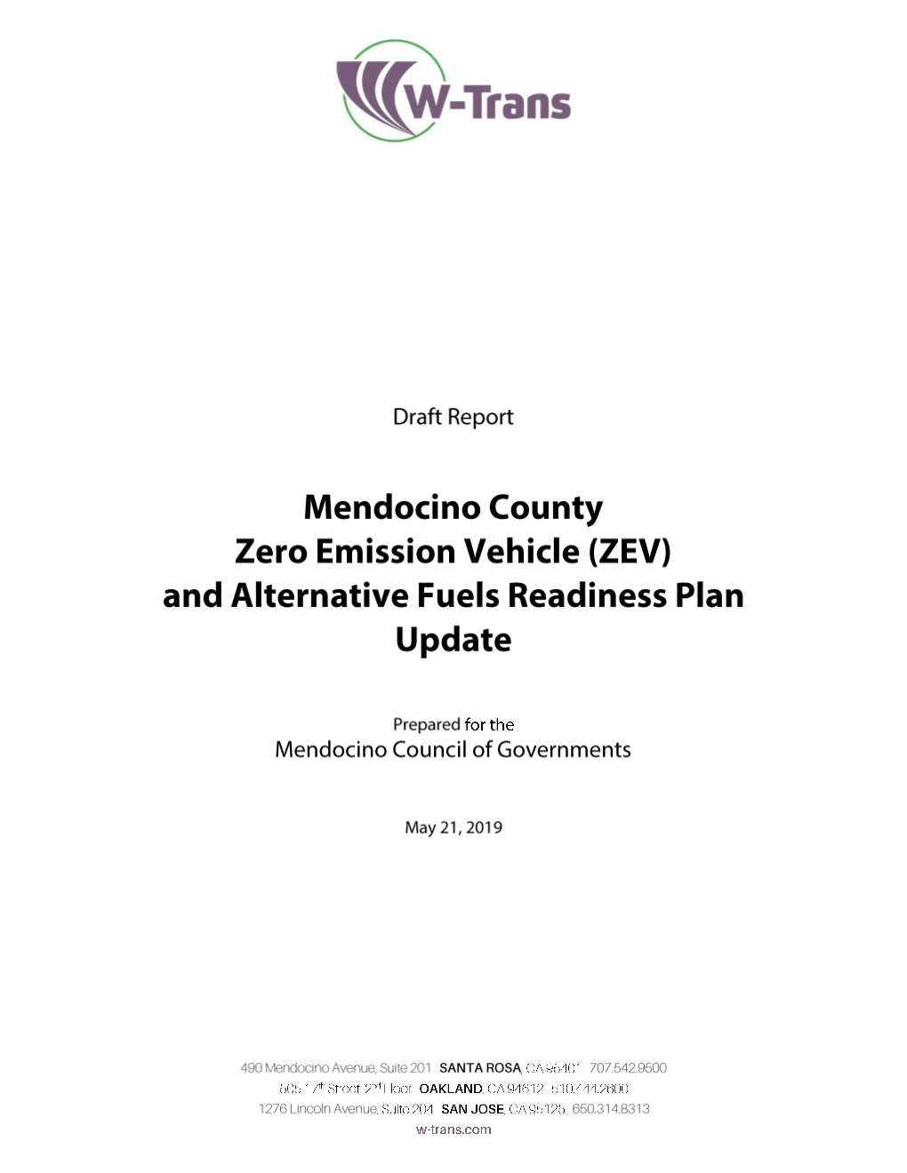 Draft Mendocino ZEV Plan-2019 Update.Pdf