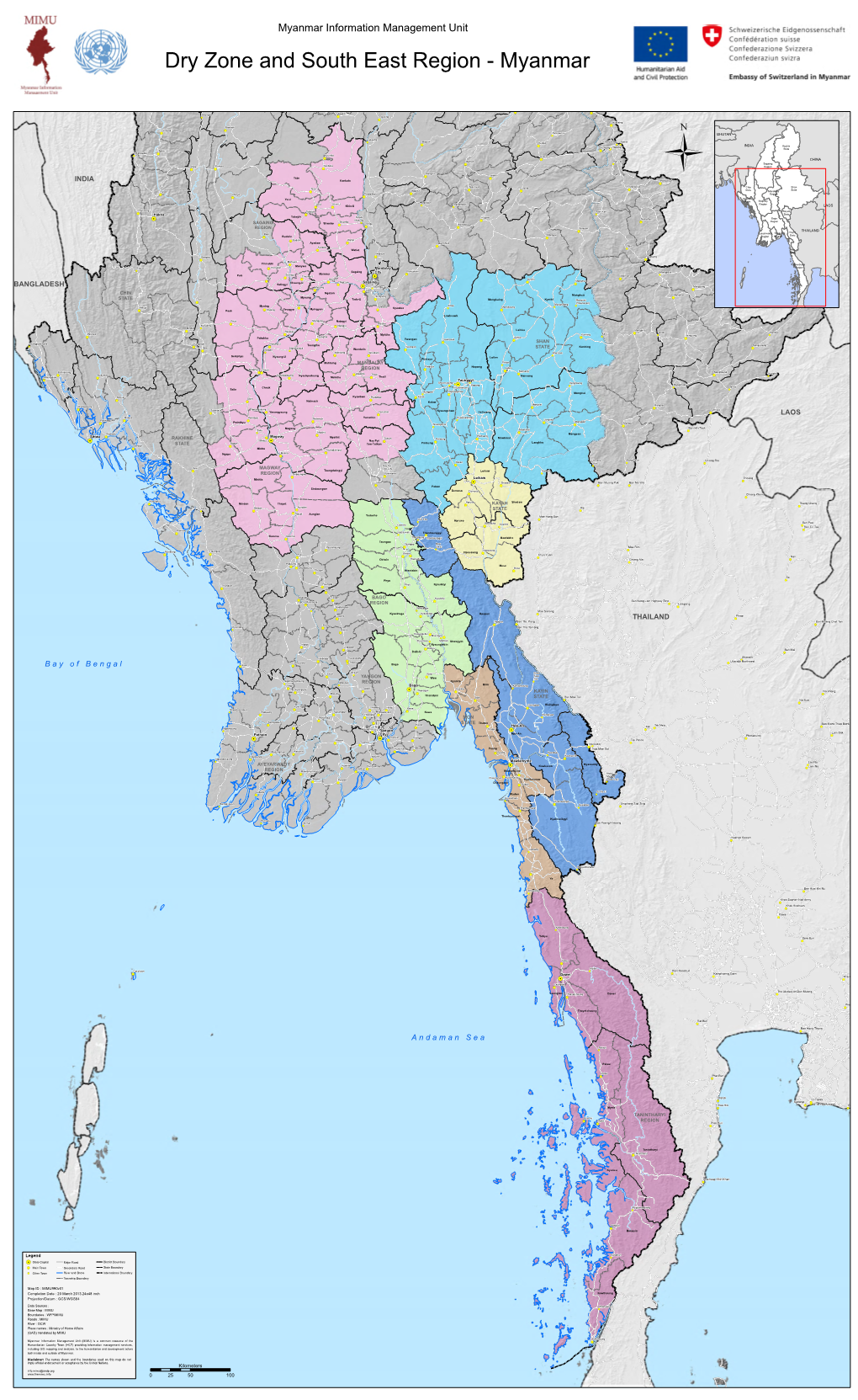 Dry Zone and South East Region - Myanmar