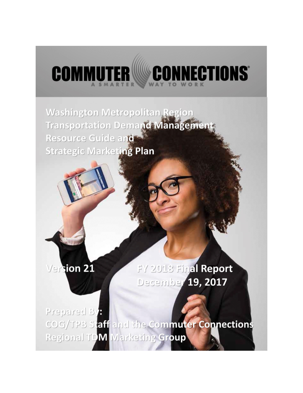 Washington Metropolitan Region Transportation Demand Management Resource Guide and Strategic Marketing Plan FY18