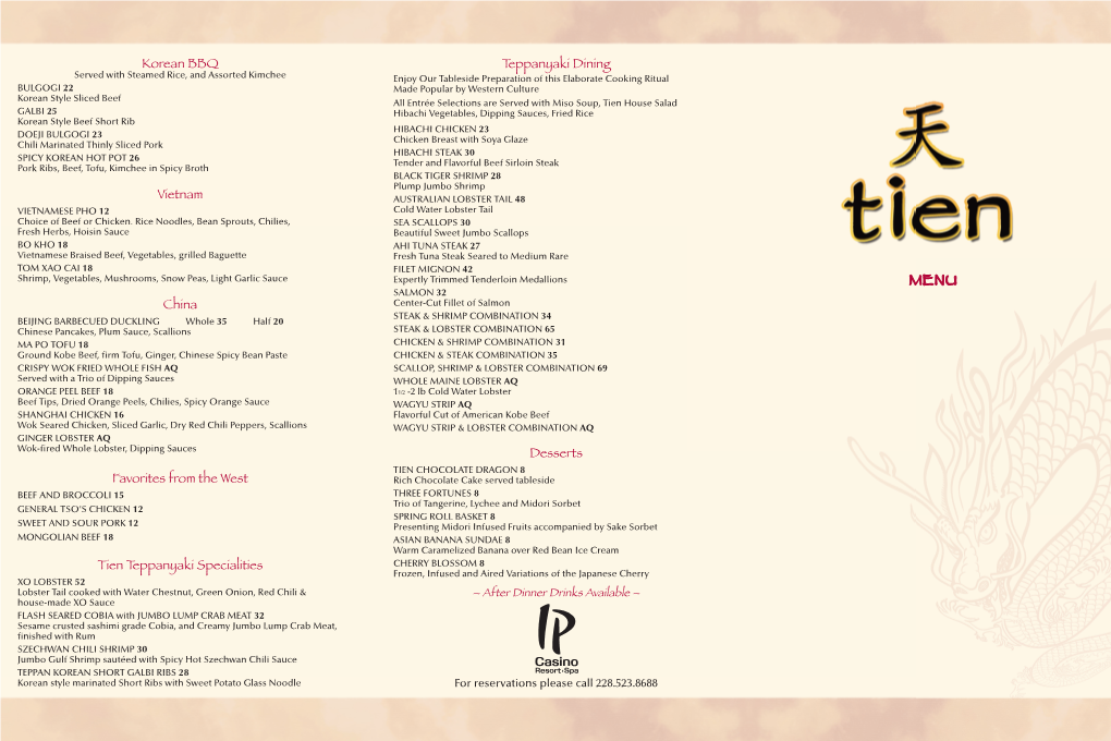 4199-Tien 3 Fold Take-Out Menu.Indd