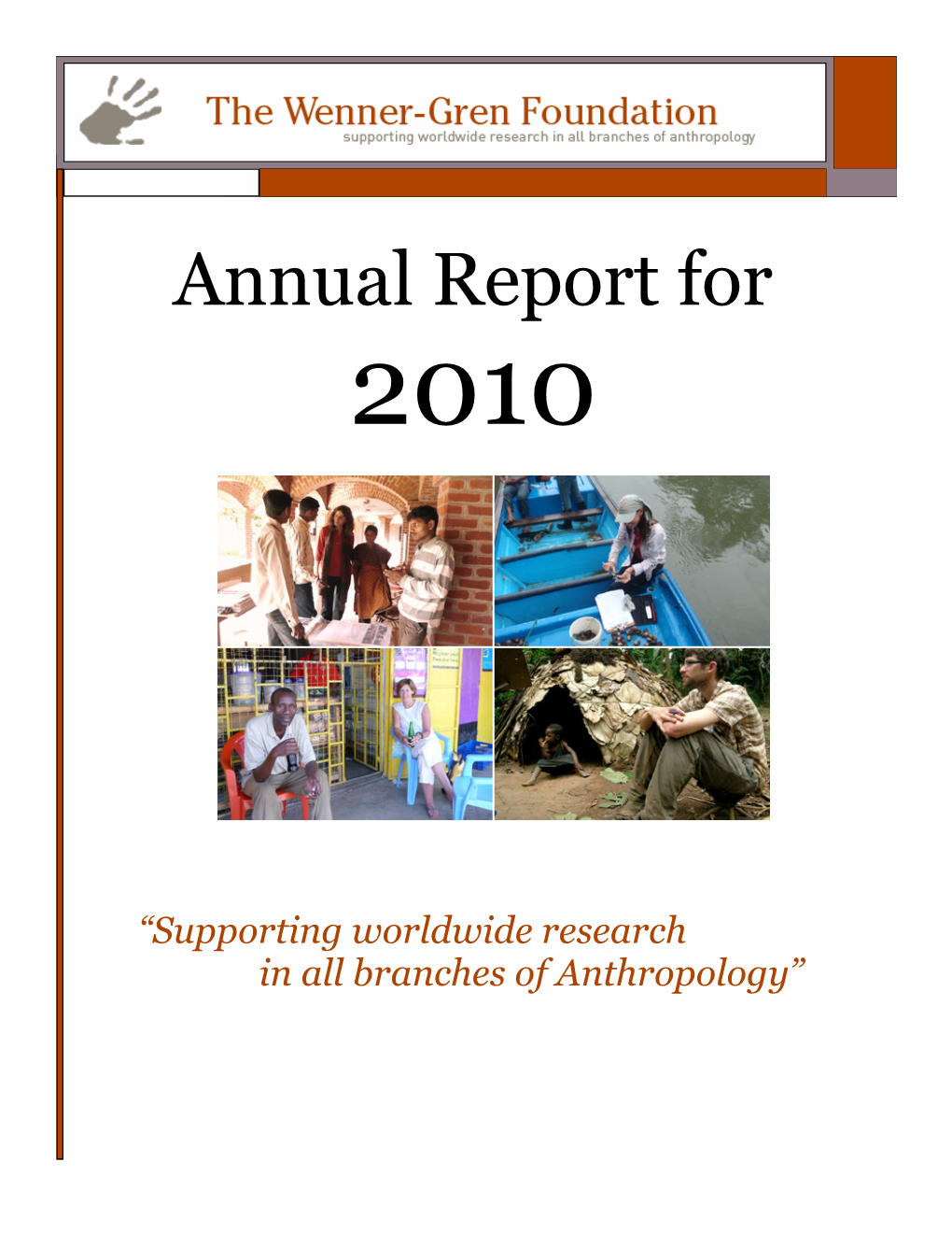 Annual Report for 2010