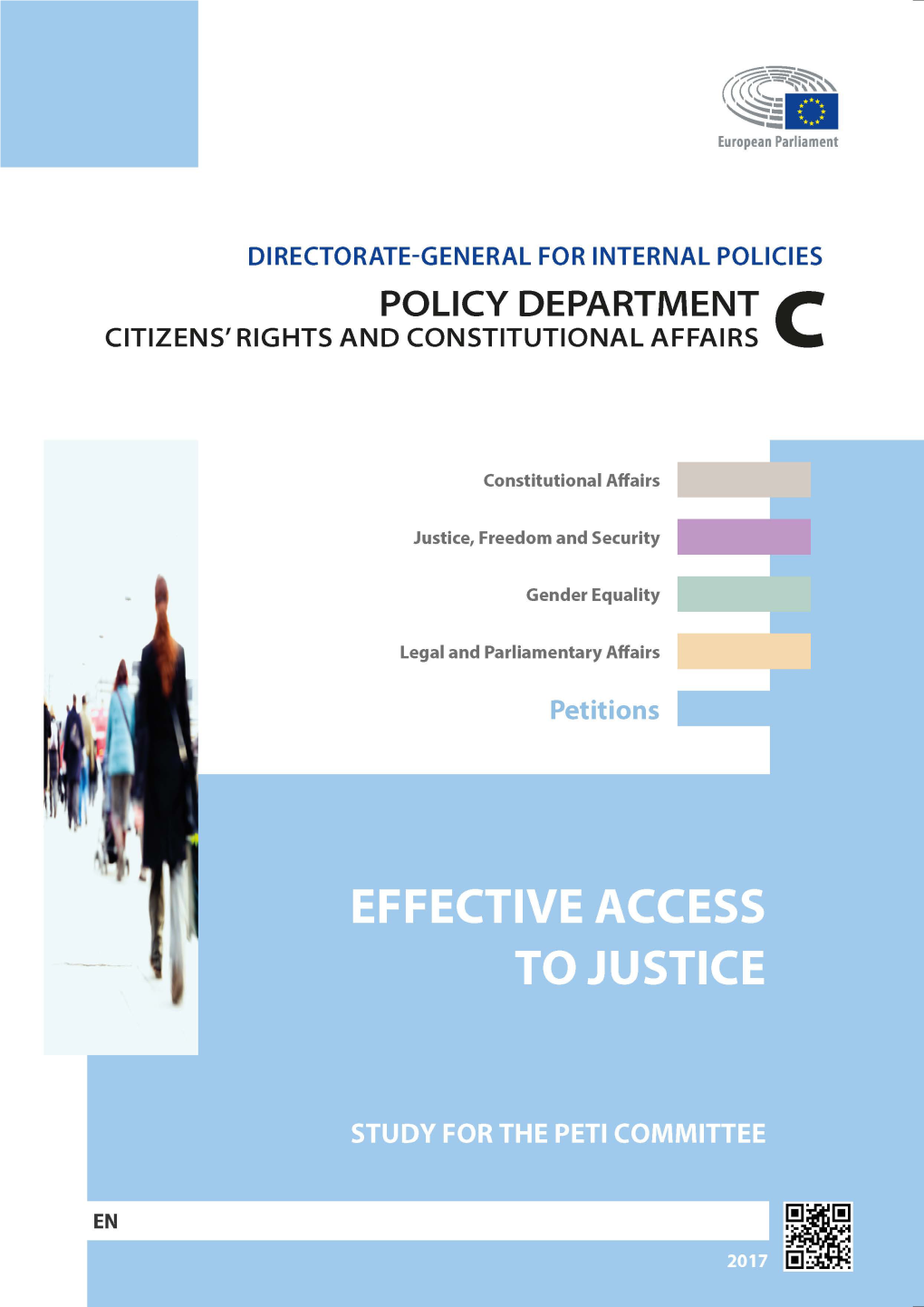 Effective Access to Justice