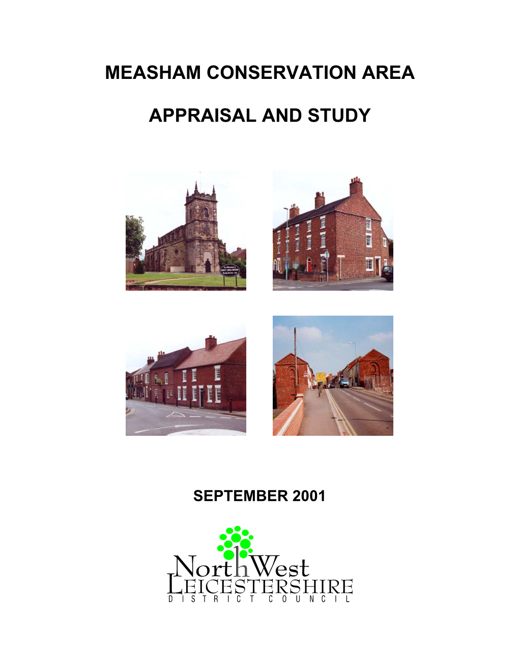 Measham Conservation Area Appraisal and Study
