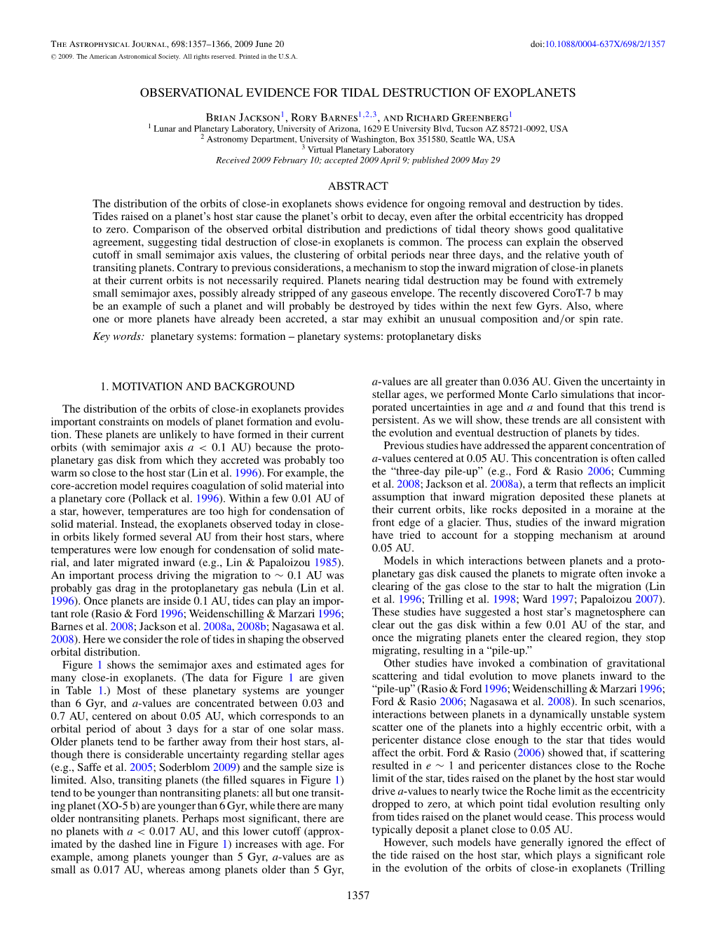 Observational Evidence for Tidal Destruction of Exoplanets