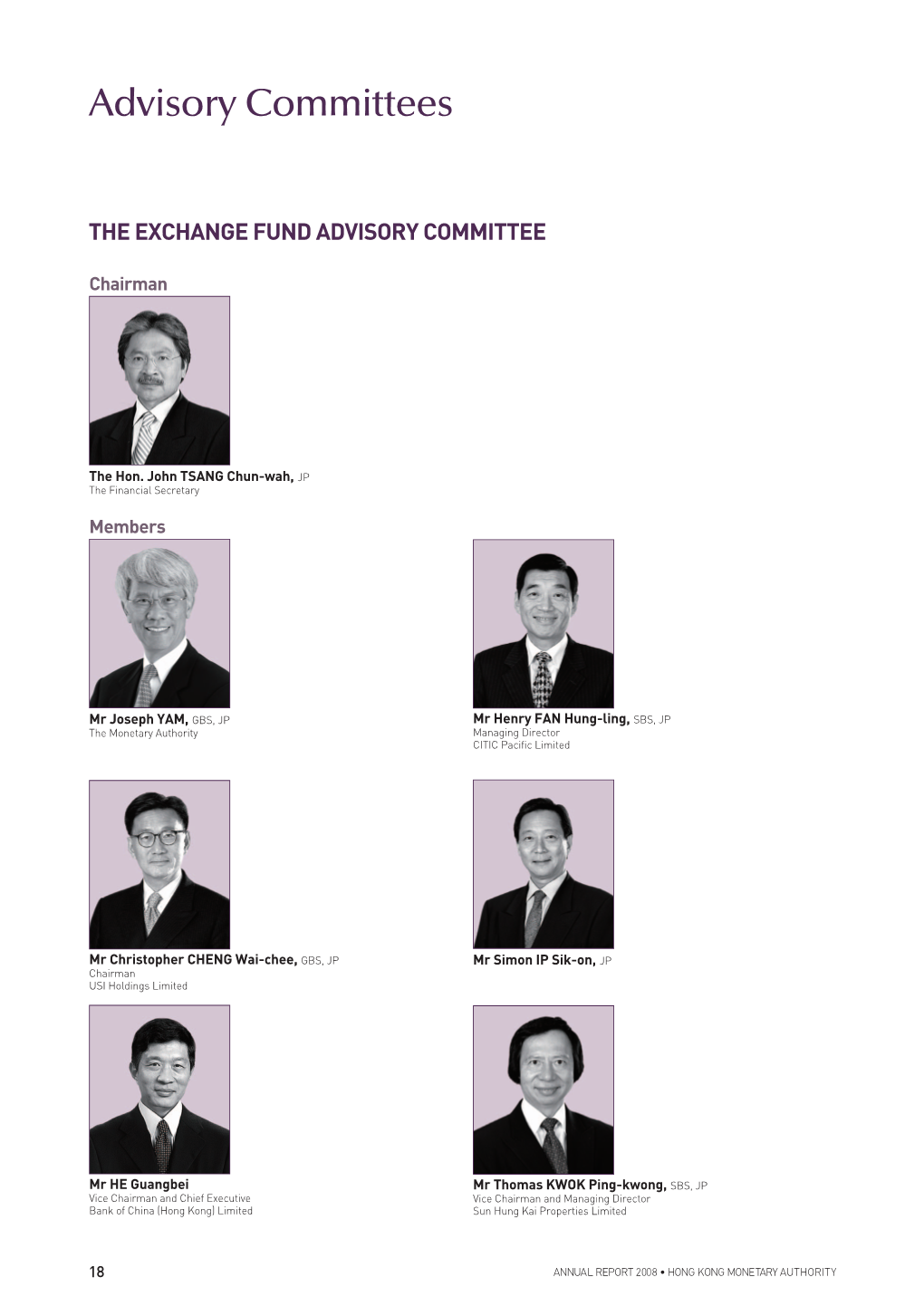 Hong Kong Monetary Authority Annual Report 2008