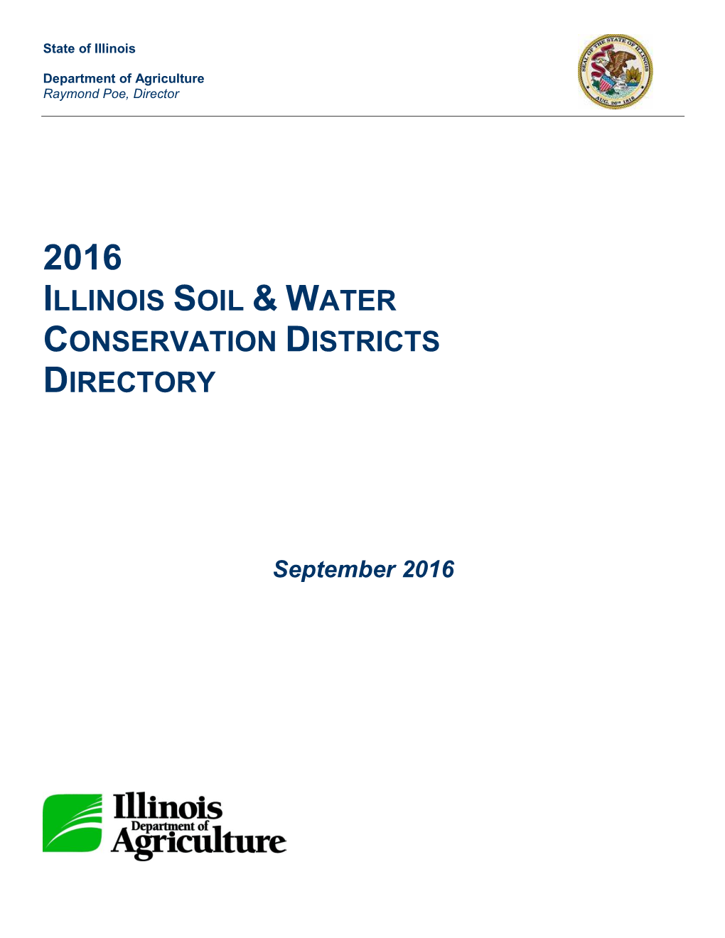 2016 Illinois Soil & Water Conservation Districts Directory