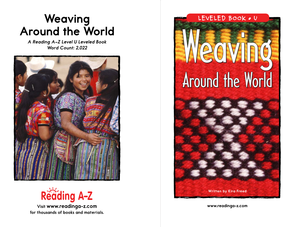 Guatemalan Backstrap Weaving the Mayan Civilization, Which Reached Its Peak Around Ad 300 to 900, Was Centered in the Central American Country of Guatemala