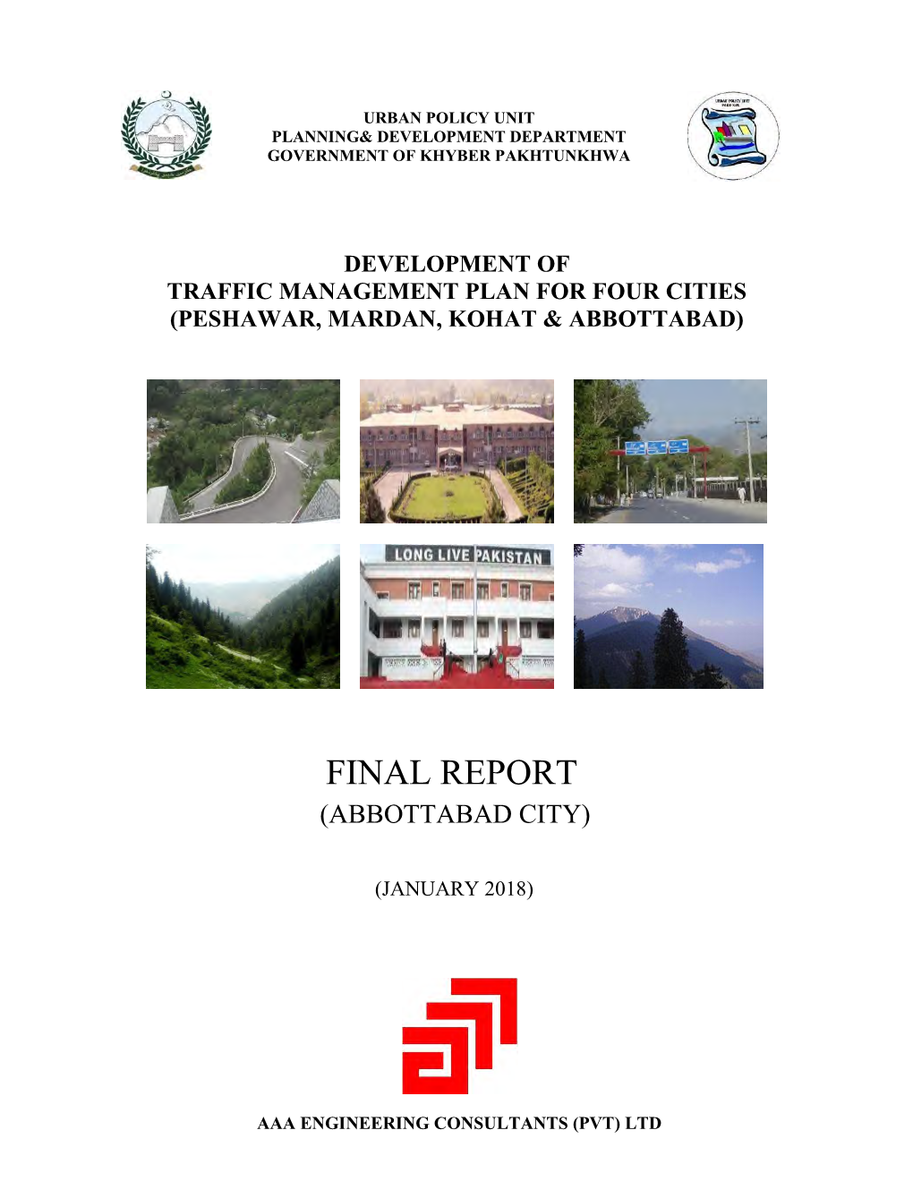 Traffic Management Plan Abbottabad City