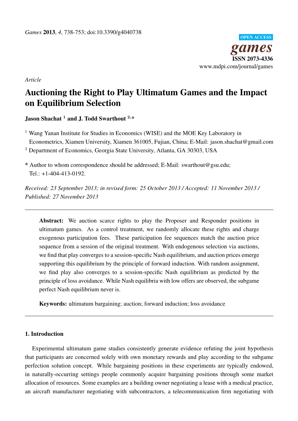 Auctioning the Right to Play Ultimatum Games and the Impact on Equilibrium Selection