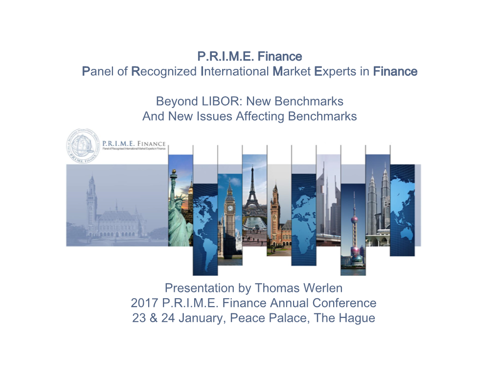 P.R.I.M.E. Finance Panel of Recognized International Market Experts in Finance
