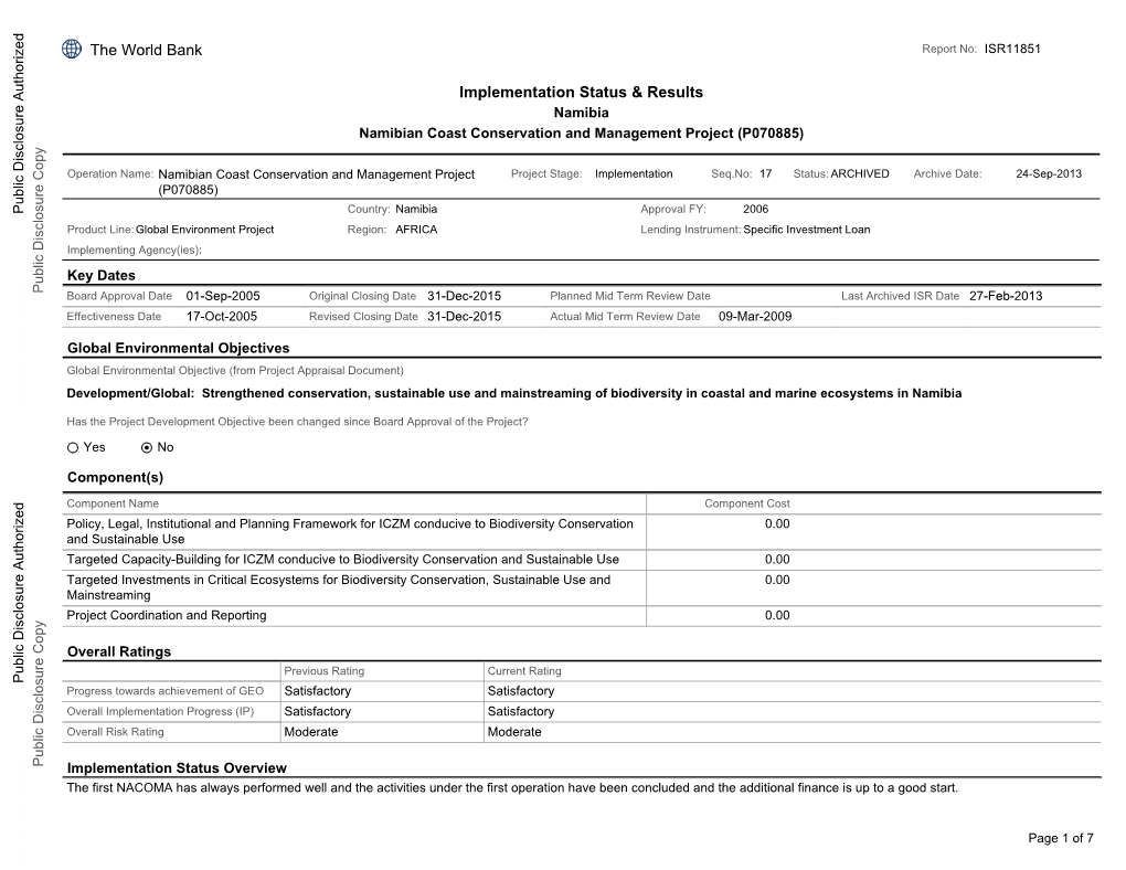 Implementation Status & Results