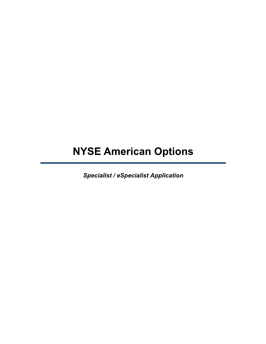 NYSE American Options