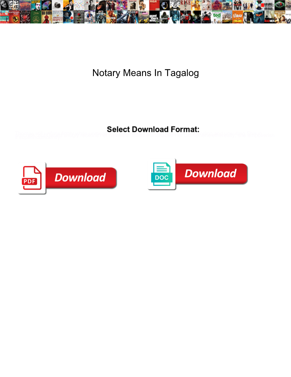 Notary Means in Tagalog