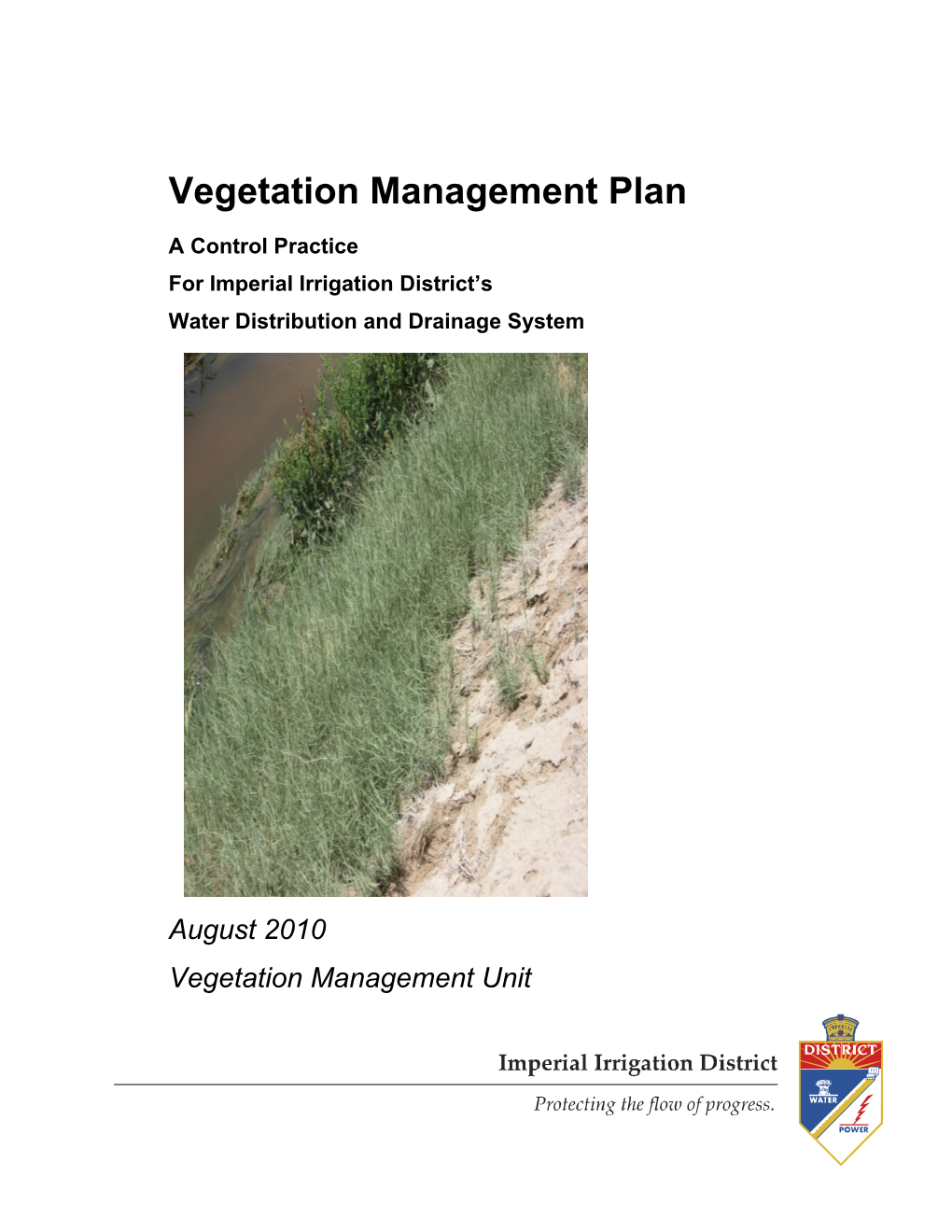 Vegetation Management Plan