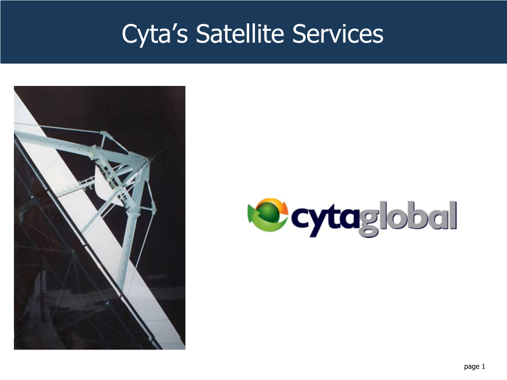 Cyta's Satellite Services