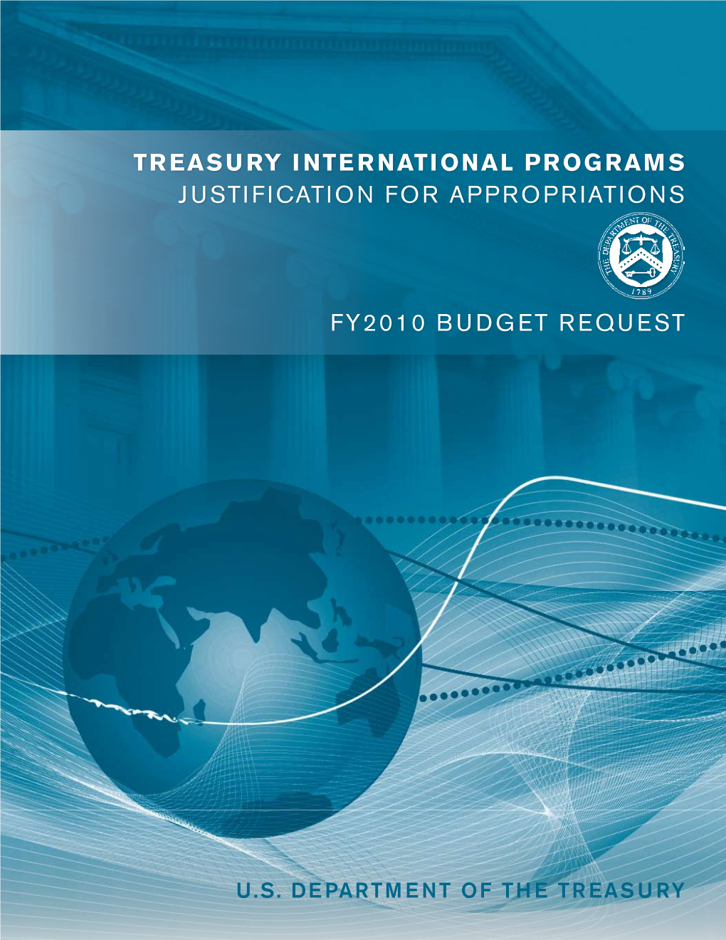 Treasury International Programs Justification for Appropriations