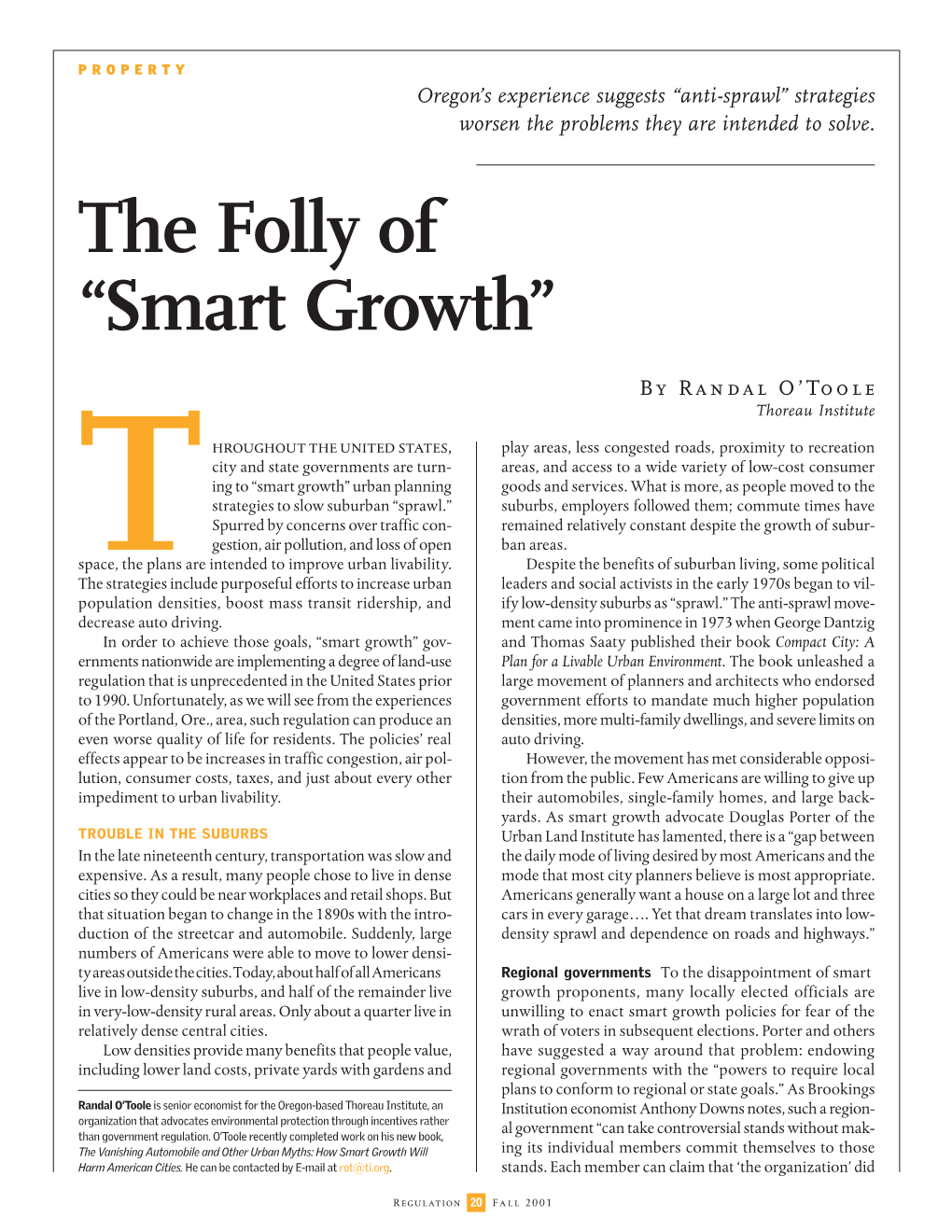 Smart Growth”