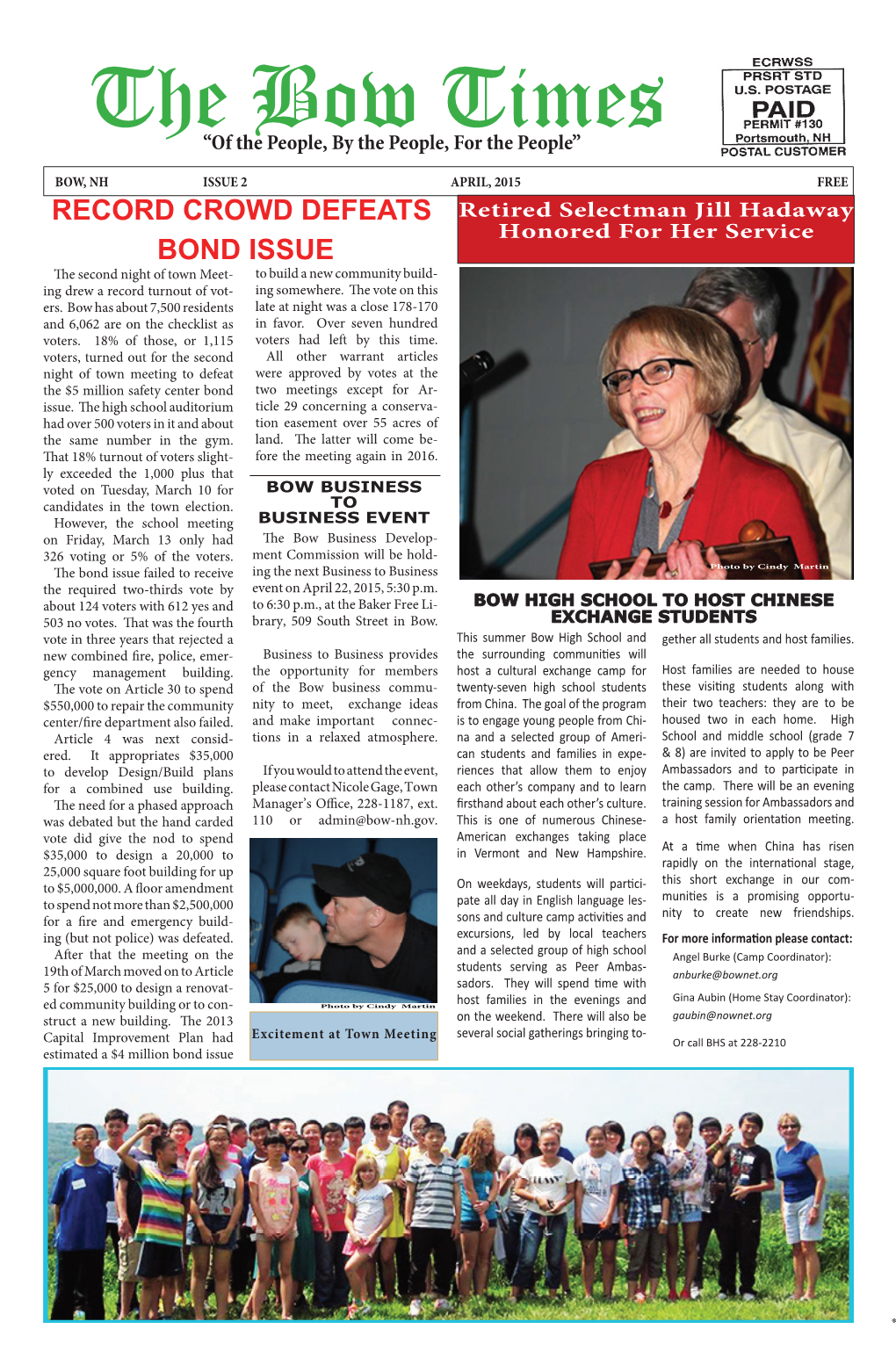 April 2015 Edition