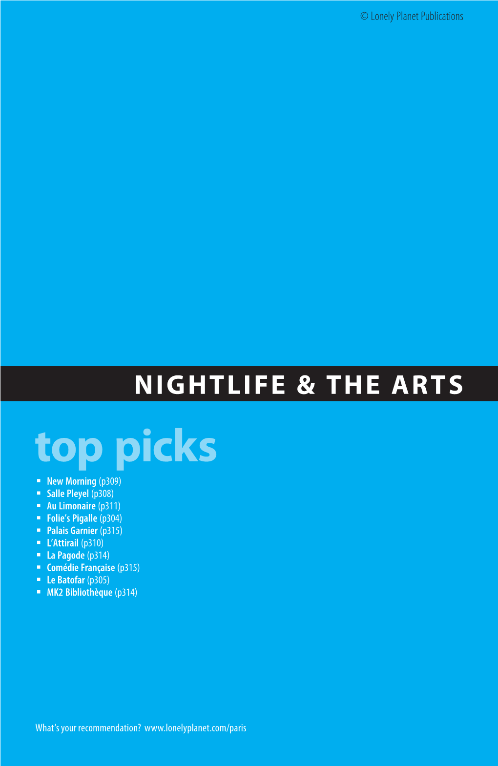 Nightlife & the Arts