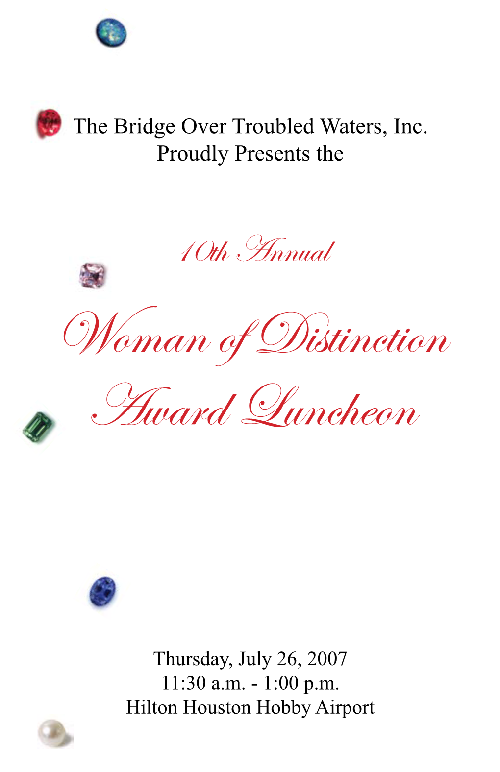 Woman of Distinction Award Luncheon