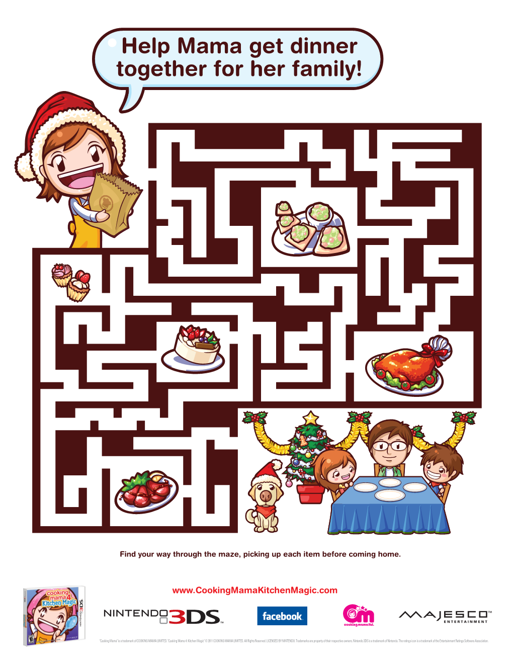 Cooking Mama 4 Activity Pages