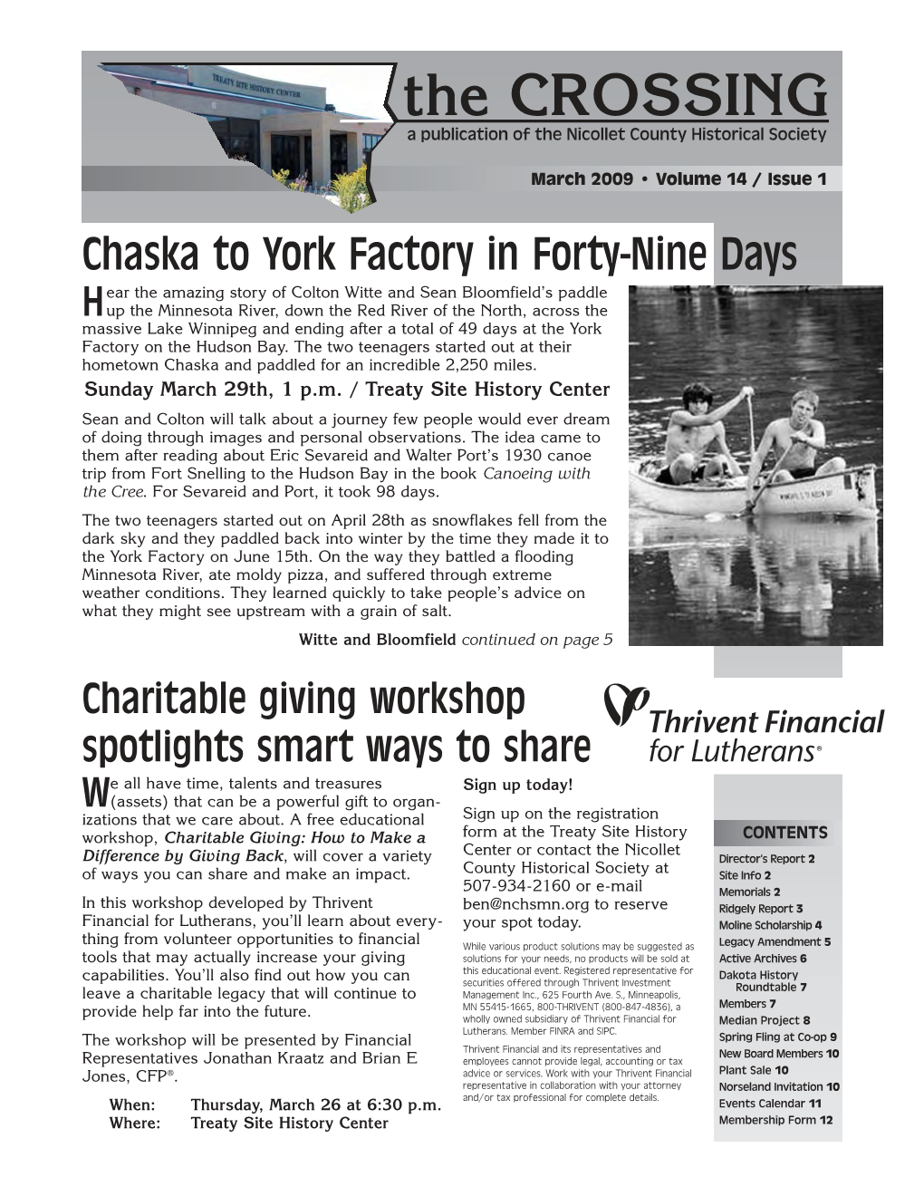 Chaska to York Factory in Forty-Nine Days