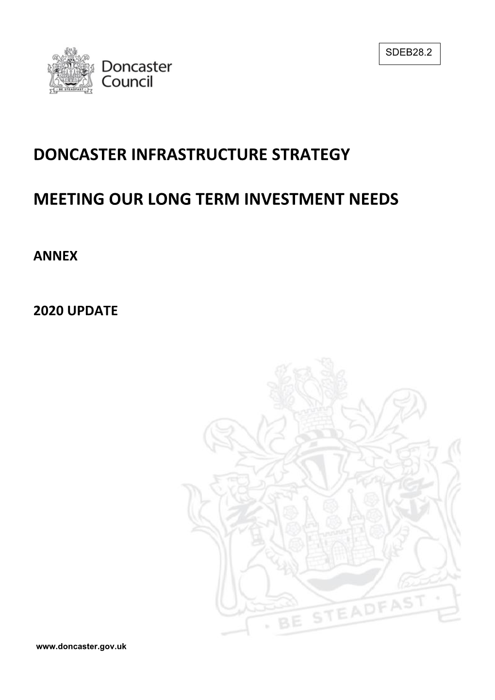 Doncaster Infrastructure Strategy Annex